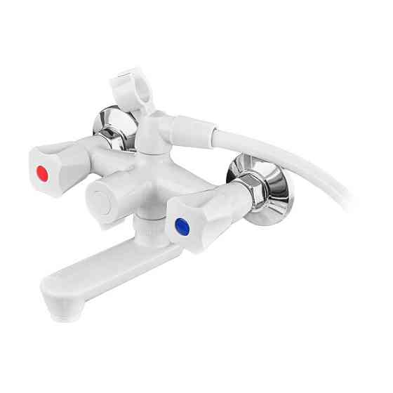 Змішувач для ванни PLAMIX OMEGA-142 EURO SET WHITE    ( MX9699 ) 28430 Харків