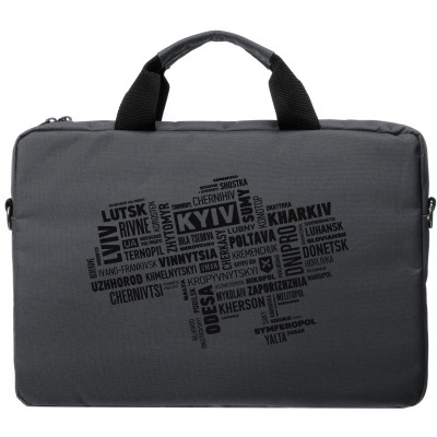Сумка для ноутбука Vinga 15.6" NB1502 Gray, black print (NB1502UBGY) Вінниця - фото 4