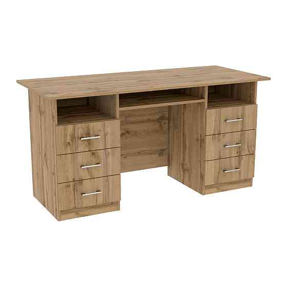 Стол офисный ОСП-4, Дуб Аппалачи, 1500/600/760 Львов