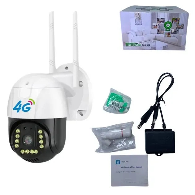 Камера внешнего видеонаблюдения 4G Sim V380 PRO Уличная видеокамера IP 66 с ночной съемкой Коломыя - изображение 5