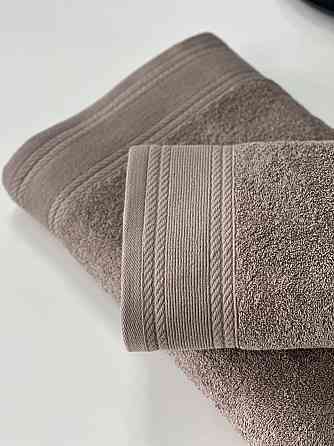 Комплект махровых полотенец IDEAL TEXTILE Легкий бриз 50х90 + 70х140 см 450 г/м2 100% хлопок Мокка Черновцы