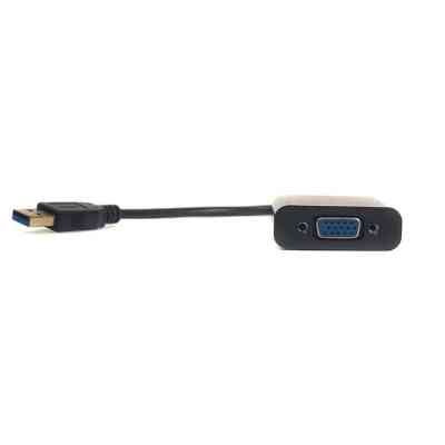 Переходник USB 3.0 M to VGA F PowerPlant (CA910380) Винница
