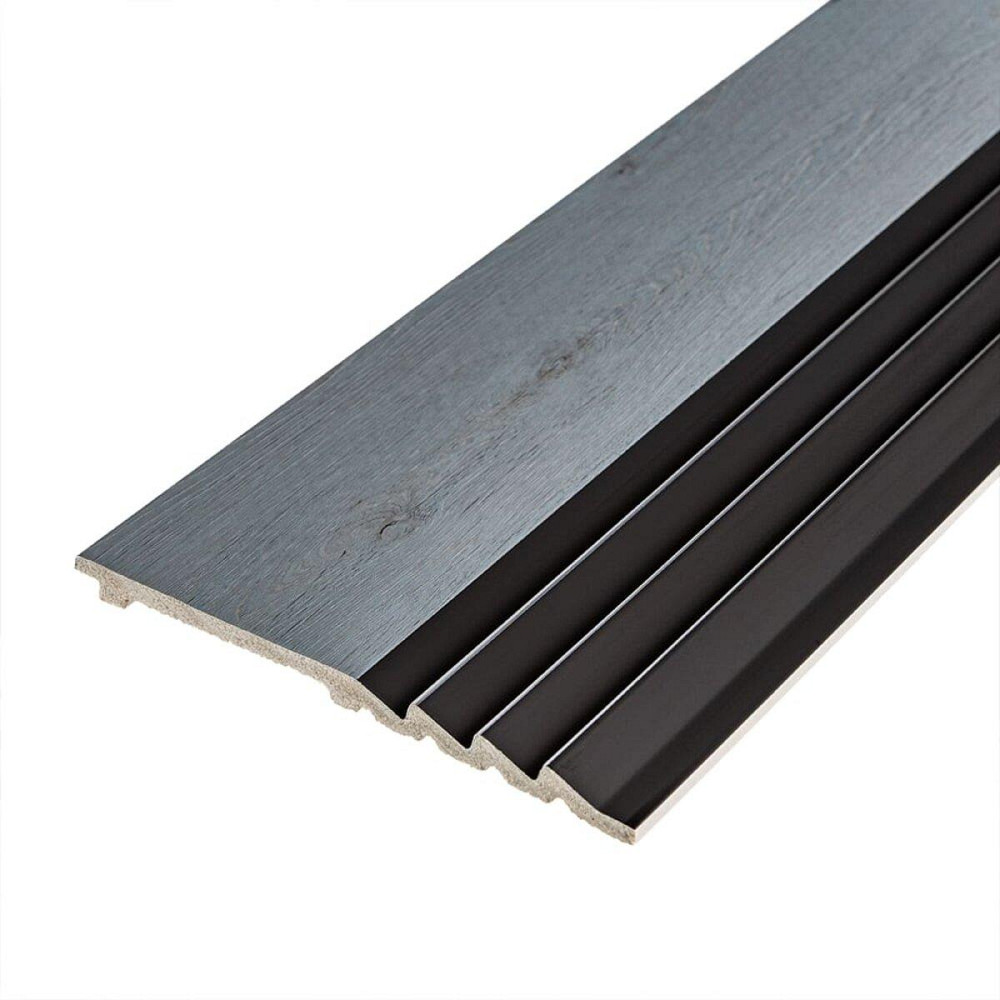 Рейка декоративна PS 2900х160х11мм Сіре дерево з чорним SW-00002149- Дніпро - фото 1
