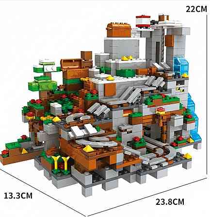 Огромный Лего Майнкрафт Горная пещера, 1089 деталей. Харьков