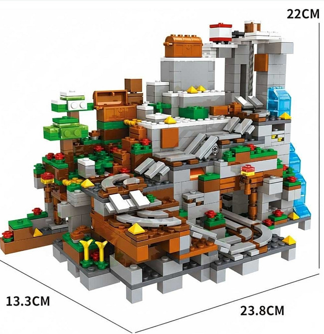 Огромный Лего Майнкрафт Горная пещера, 1089 деталей. Харьков - изображение 2