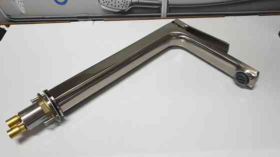 Змішувач для раковини високий Volle SOLO cepillado níquel нікель 1510.011302 Київ