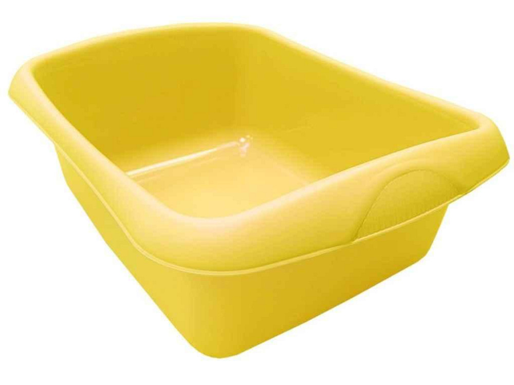 Таз пл. 10л прямокутний Miami Yellow 900410 ТМ EURO GOLD Київ - фото 1