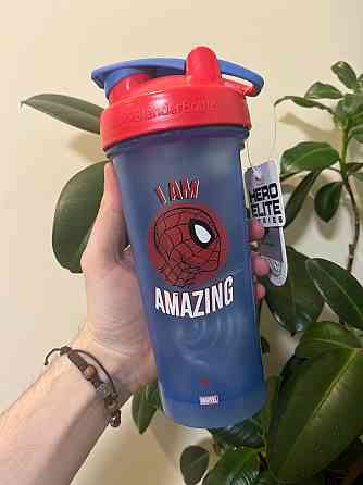 Шейкер спортивний BlenderBottle Classic Loop PRO 28oz/820ml Marvel Spider Man (600558) Кам'янське
