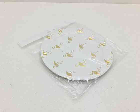 Тарелки бумажные одноразовые детские 