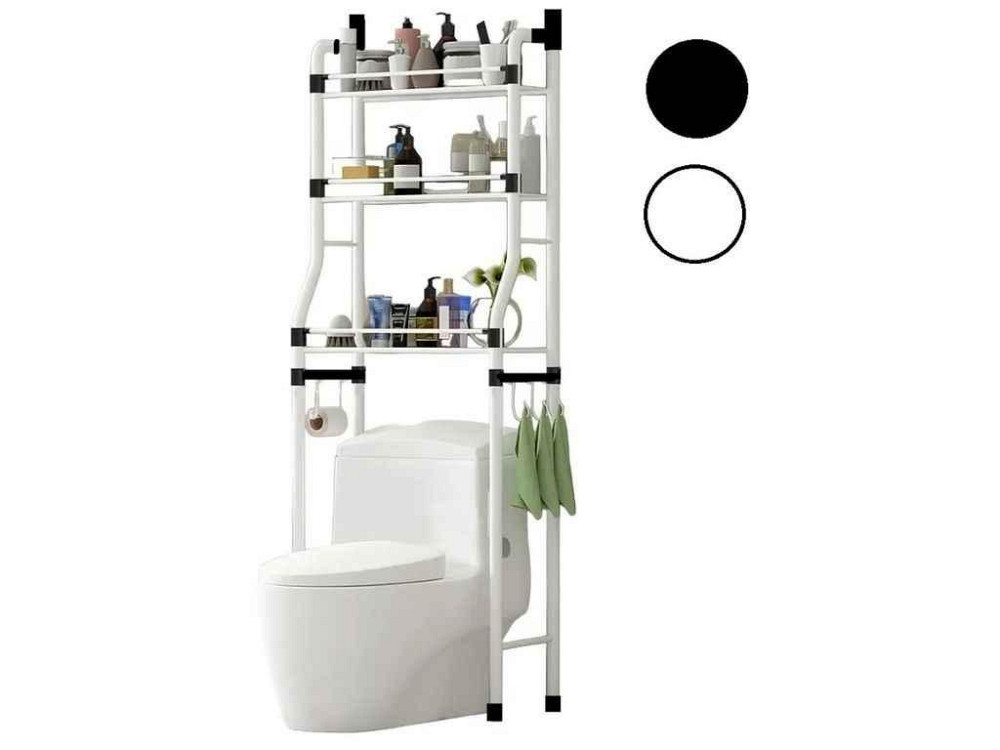 Полиця-стелаж 3яр для туалету 50*25*160см R30892 ТМ STENSON Київ - фото 1
