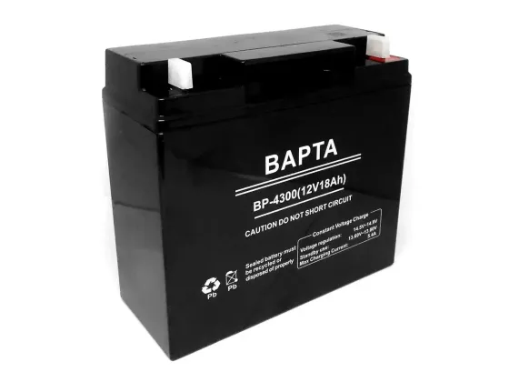 Акумулятор BAPTA BP-4300 12В 18Аг для ДБЖ, систем безпеки, електроприладів, 181×77×167 мм Одеса