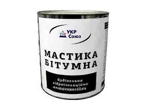 Мастика 0,9кг для гідроізоляції, антикорозійна ж/б ТМ УкрСоюз Київ