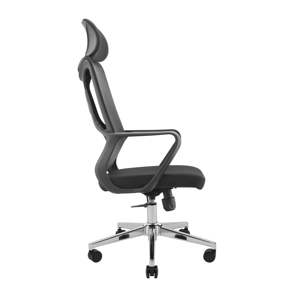 Офисное кресло руководителя Monero Хром M1 Tilt Черный Киев - изображение 3