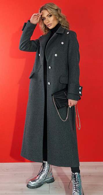 Стильне довге пальто (42) Київ - фото 8