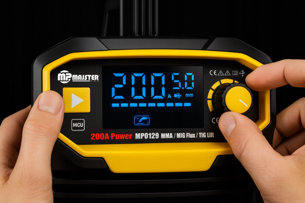 Инверторный сварочный аппарат IGBT MIG FLUX MMA migomat MP0129 Majster Pro (Польша) Киев - изображение 7