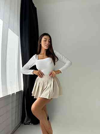 Женская базовая кофта с квадратным вырезом креп-дайвинг Белый, 42/44 Одесса