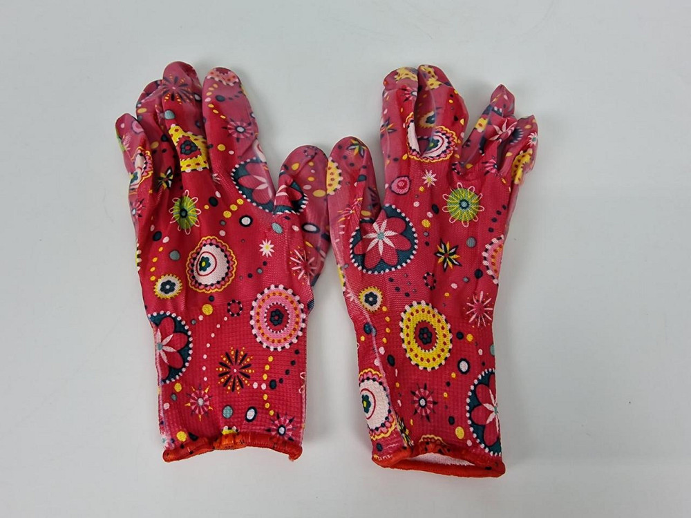 Господарські рукавички із силіконовим покриттям "ЦВЕТОК" (12 пар) Харків - фото 1