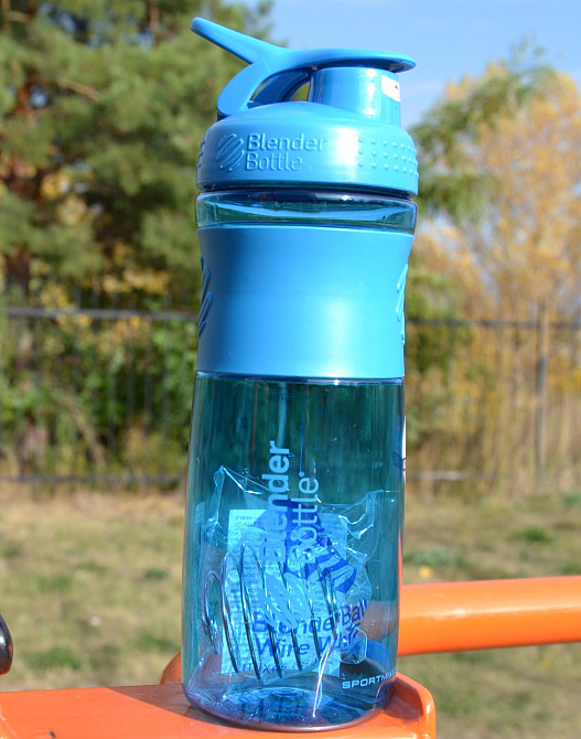 Шейкер спортивний (пляшка) BlenderBottle SportMixer Flip 28oz/820ml Cyan Кам'янське - фото 5