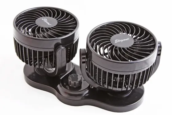 Вентилятор в прикур. пластм. 24В 5 Elegant подвійний Вінниця