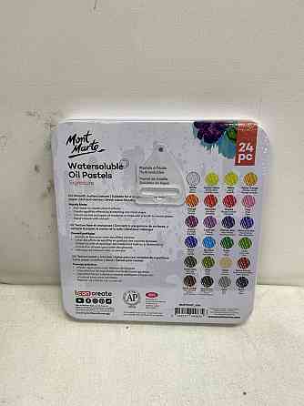 Пастель олійна водорозчинна в жерстяній упаковці Mont Marte, Signature упаковка 24шт Кам'янець-Подільський