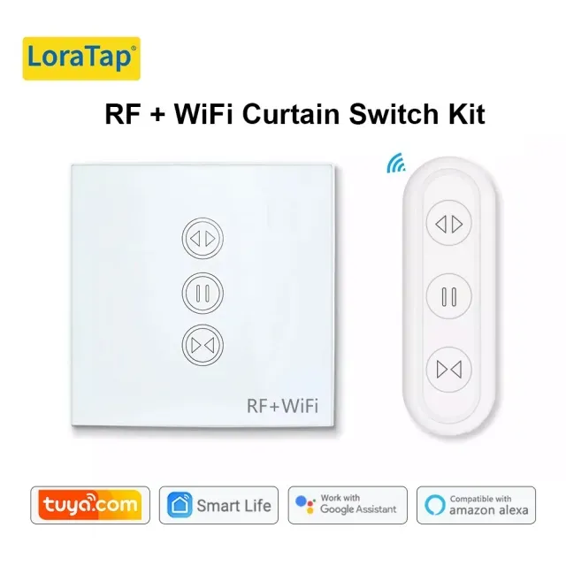 Розумний сенсорний перемикач штор/ролетів LoraTap SC411WSC-EU Луцк - изображение 1