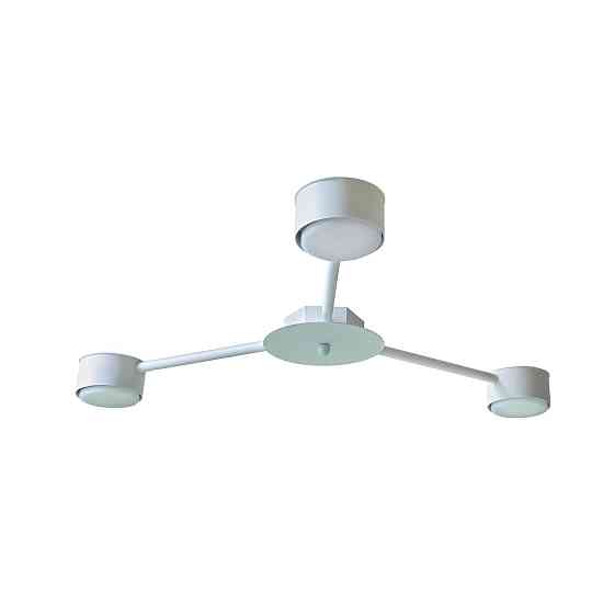 Люстра потолочная MSK Electric Copter на три круглых плафона под лампы GX53 NL 8040-3 WH белый Одесса