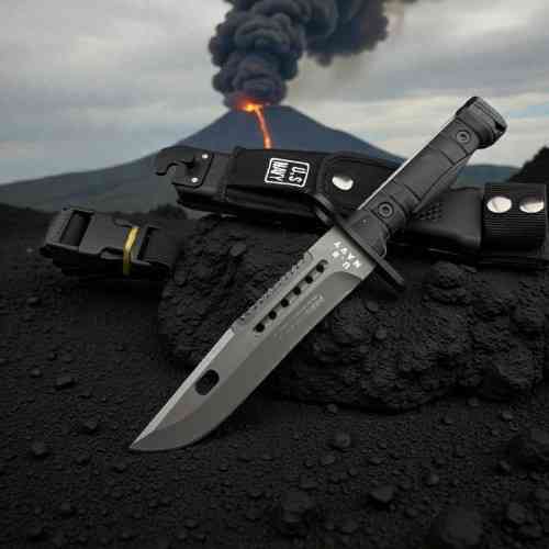 Ніж мисливський US NAVY Black Дніпро