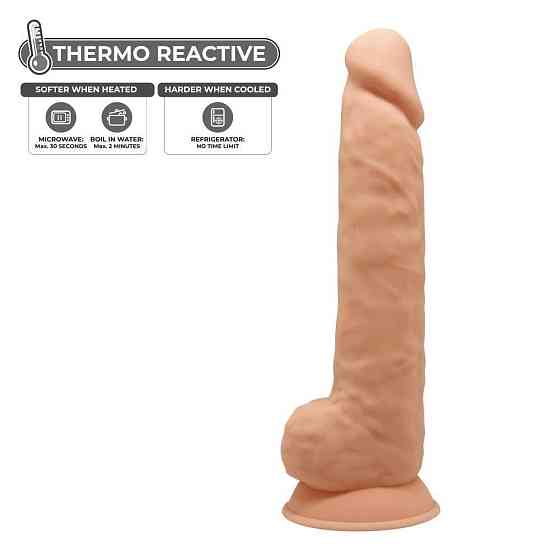 Фалоімітатор реалістичний SilexD Arnold Flesh (MODEL 5 size 10in), двошаровий, силікон+Silexpan, діа Sex Aura Київ