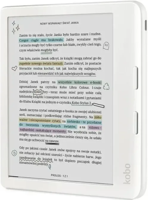 Графічний планшет Kobo Libra Colour Biały Київ - фото 1