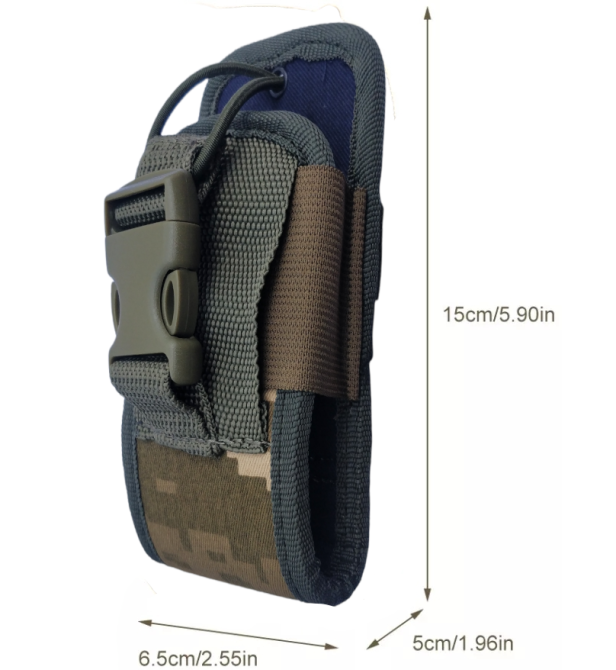 Підсумок для рації відкритий сумка радіостанції піксель чохол під рацію з кріпленням моллі так Одеса - фото 2