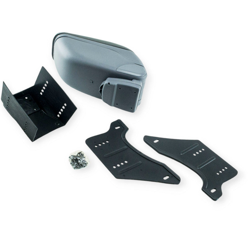 Підлокітник - універсальний пластик/шкірзам зсувний сір/сір Мукачево - фото 1