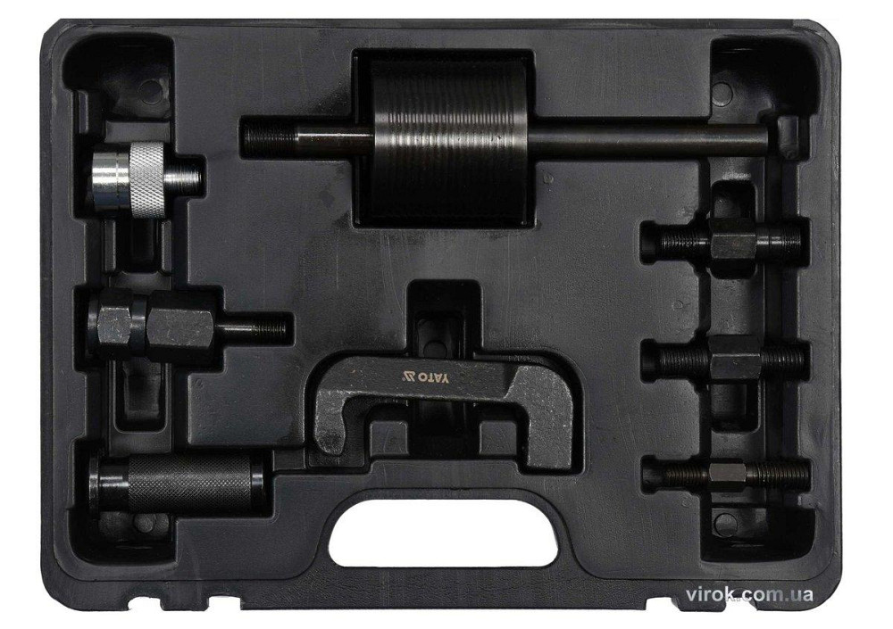 Знімач форсунок в двигунах "MERCEDES" YATO з комплектом вставок, 8 елем. [5] Одеса - фото 1