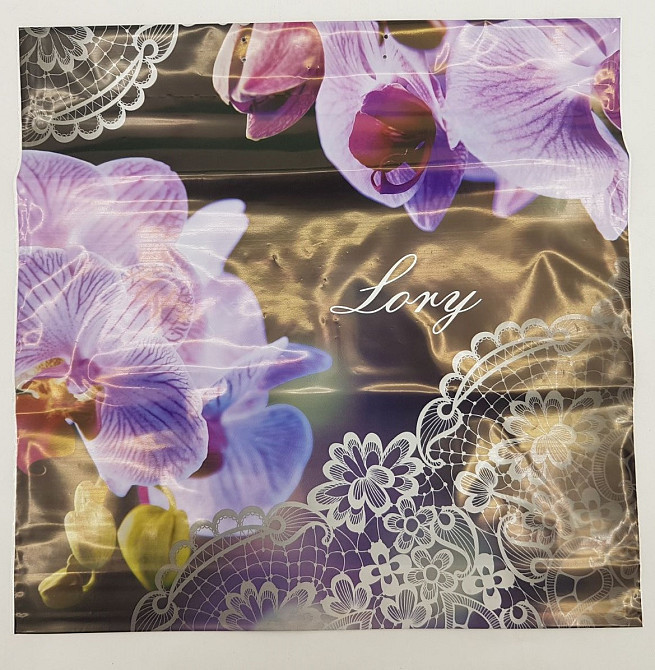 Полиэтиленовый пакет (40х40) с пластиковой ручкой  