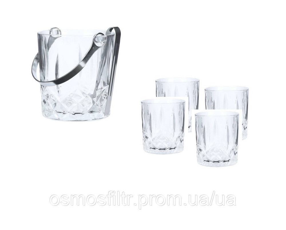 Набір для віскі Axentia 6 предметів Н 9.3 см (135889) Київ - фото 1