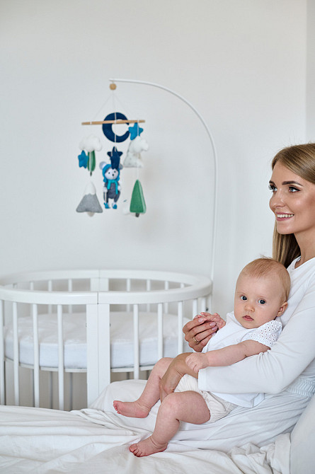 Музичний мобіль WoollyFox «Вовчик на лижак» з 35 мелодіями Київ - фото 8