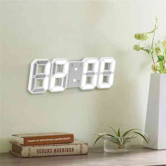 Светодиодные цифровые часы в виде цифр White clock Винница