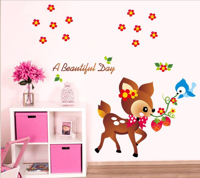 Виниловая наклейка на стену в детскую Чудесный день Киев - изображение 1