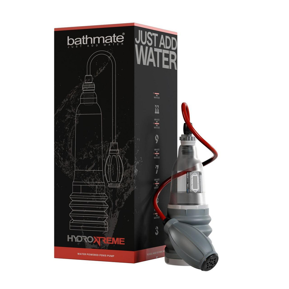 Гідропомпа Bathmate HydroXtreme 3, для члена довжиною до 7,5 см, діаметр до 4,5 см Sex Aura Київ - фото 8