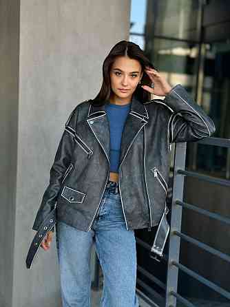 Жіноча шкіряна куртка косуха р 50 Харків