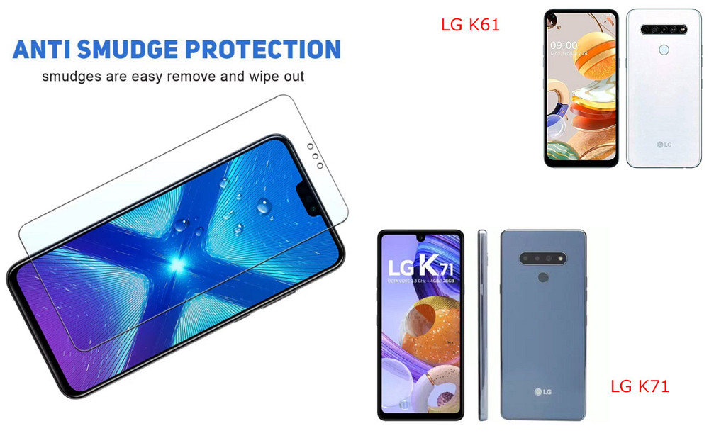 Защитное стекло NeoGlass для LG K61, LG K71 – ультрапрозрачное и устойчивое Киев - изображение 3