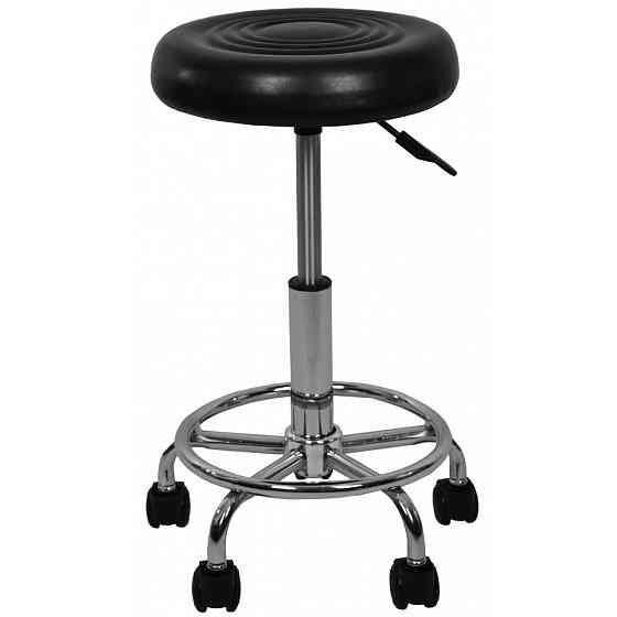 Стілець майстра косметолога круглий на коліщатках без спинки Bonro B-493 для салону краси Київ