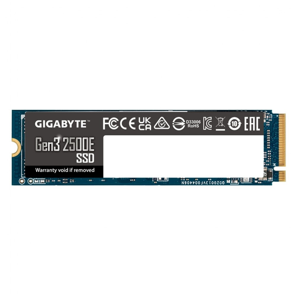 Накопичувач SSD 500 GB Gigabyte Gen3 2500E M.2 PCIe NVMe 3.0 x4 3D TLC (G325E500G) ( 22101 ) Харків - фото 7