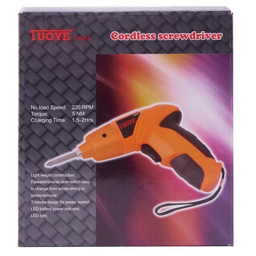 Електрична отвіртка-шуруповерт TUOYE ART:7163 Харків - фото 5