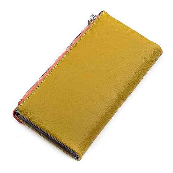 Кошелек женский вместительный Розовый (ST Leather) Киев