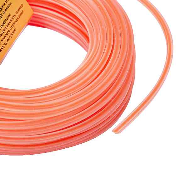 Волосінь для тримера армований квадрат Ø 2.4 мм 15 м SIGMA (5623041) Київ