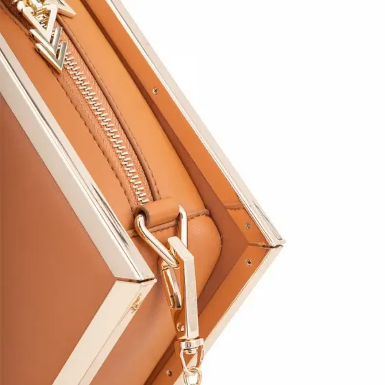 Сумка LOCKINK Mysterious Square Kink Bag - Brown Львів