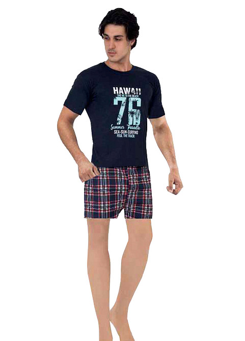 Піжама чоловіча шорти та футболка R 2170-H XXL Київ - фото 1