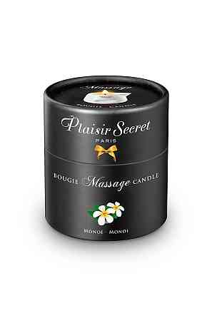 Массажная свеча Plaisirs Secrets Monoi (80 мл) подарочная упаковка, керамический сосуд Sex Aura Киев