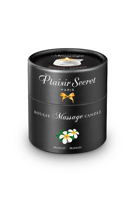 Массажная свеча Plaisirs Secrets Monoi (80 мл) подарочная упаковка, керамический сосуд Sex Aura Киев - изображение 2