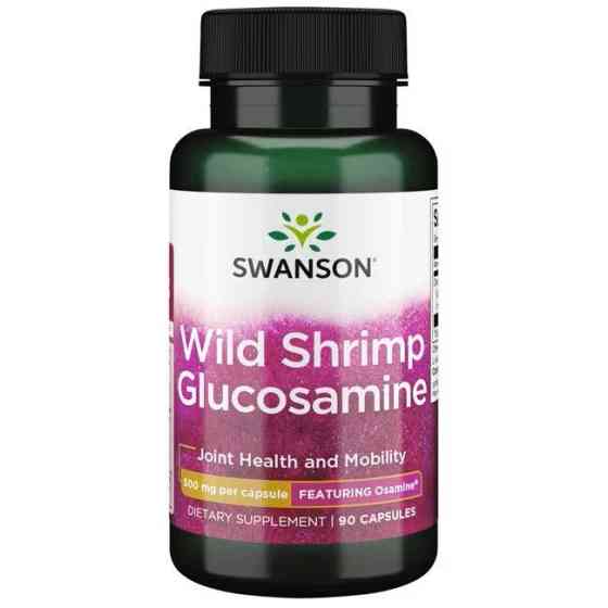 Глюкозамин Swanson Wild Shrimp Glucosamine, 500 mg, 90 Capsules Луцк
